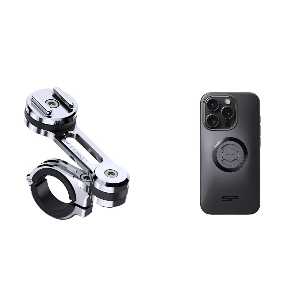 SP CONNECT Moto Mount Pro Chrome, EH & Phone Case | SPC+ | kompatibel mit iPhone 15 Pro SP CONNECT Moto Mount Pro Chrome, EH & Phone Case | SPC+ | kompatibel mit iPhone 15 Pro von SP CONNECT