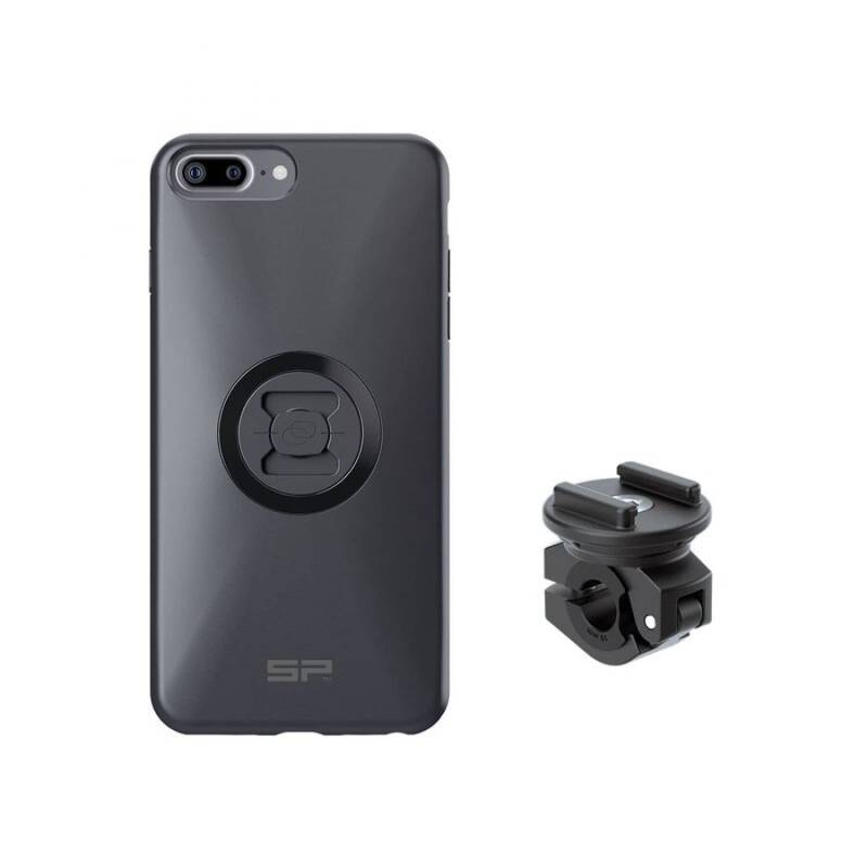 SP CONNECT Motorradhalterung für iPhone 8 Plus - Komplettpaket mit montiertem Moto Bundle auf Rückspiegel - Schutz, Funktion, Kompatibilität von SP CONNECT