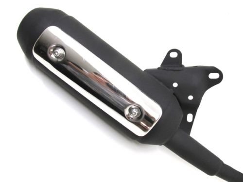 Ersatz Auspuff Auspuffanlage passend für Aprilia Amico SR 50, MBK Booster Stunt, Yamaha CW BW BWS NG Spy Slider Zuma 50 Minarelli AC stehend von SP
