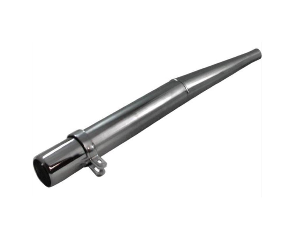 Knick Auspuff (60mm x 26mm) geknickt passend für Zündapp CS ZD 25 50 Typ 448 von SP