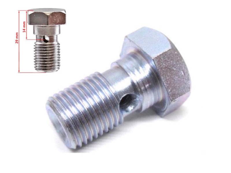 Universal Bremsschraube Hohlschraube M10 x 1 passend für AJP Brembo Bremssattel Bremszange Bremszylinder Roller Scooter von SP
