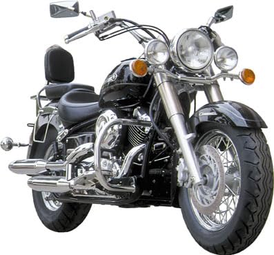 Motorschutz verchromt SPAAN kompatibel mit YAMAHA Dragstar 650 classic von SPAAN