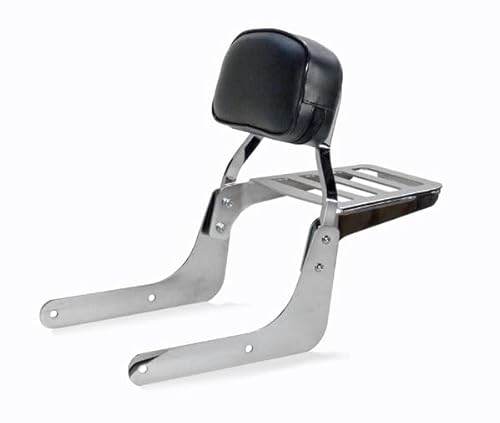 Niedrige Rückenlehne verchromt mit Gepäckträger kompatibel mit Moto Guzzi California Adler Schwarz - 1014 Niedrige Rückenlehne verchromt mit Gepäckträger kompatibel mit Moto Guzzi California Adler Schwarz - 1014 von SPAAN
