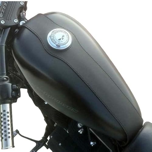 Tankdeckel schwarz kompatibel mit Harley Davidson Sportster 3,3 Gallonen Tankdeckel schwarz kompatibel mit Harley Davidson Sportster 3,3 Gallonen von SPAAN