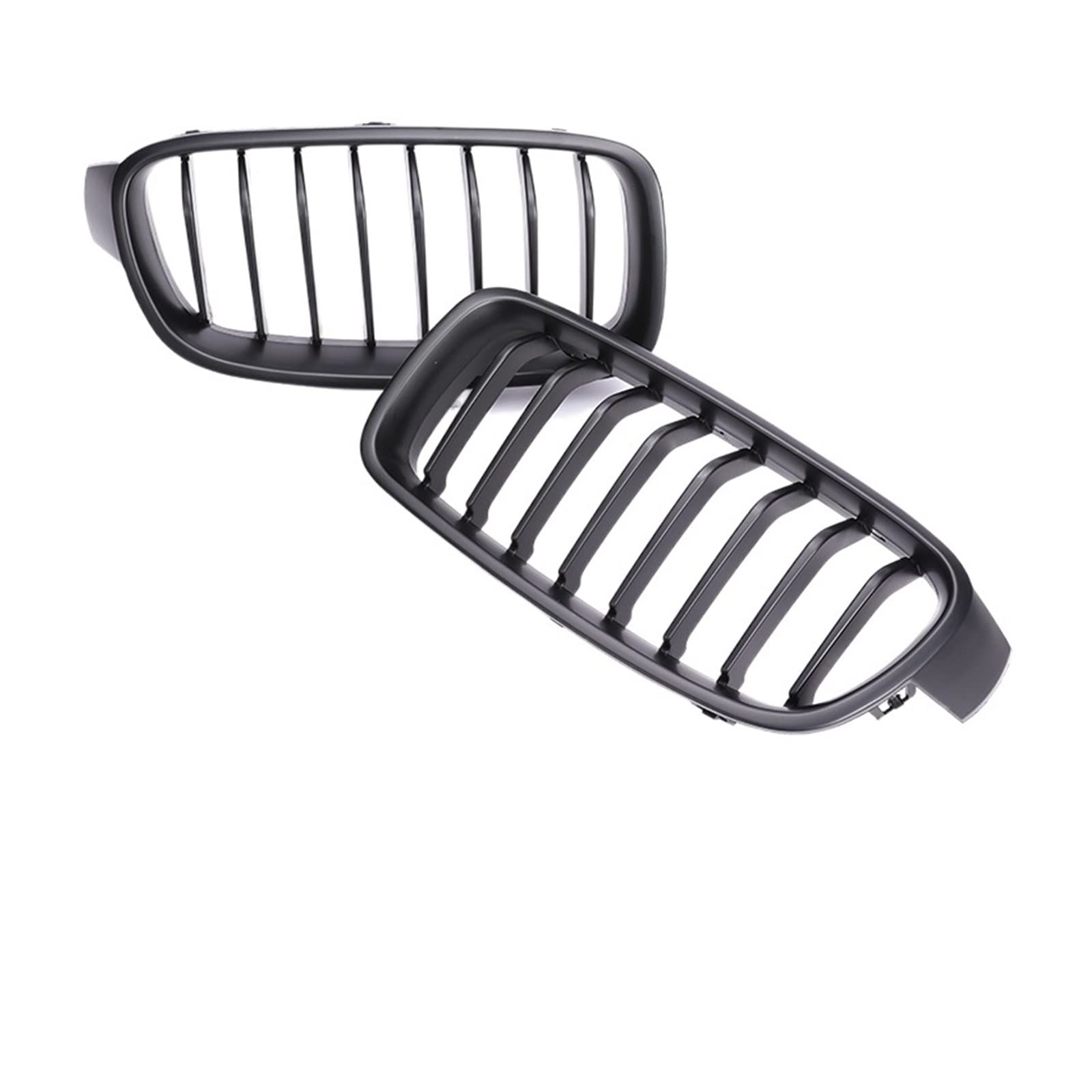 Auto Kühlergrill Sport Unterer Grill Frontgitter Nieren M3 Grill Für 3er F30 F31 F35 2012 2013 2014 2015 2016 2017 2018 Zierleisten In Schwarz Glänzend Auto Frontgrill(Single 8 Matte Black) von SPANN