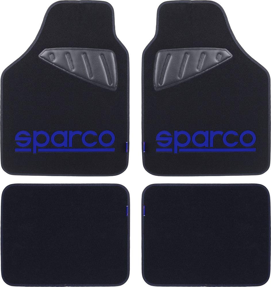 Autoteppiche Sparco schwarz/blau von Sparco