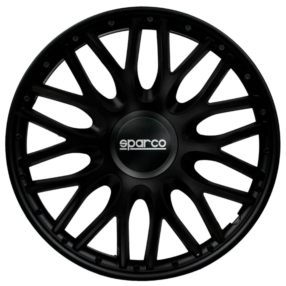 Sparco Satz Radzierblenden Roma 13-Zoll Schwarz von Sparco