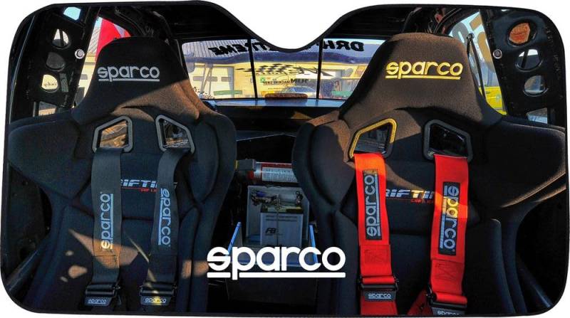 SPARCO Aluminium Sonnenschirm Design Seats Saugnäpfen 130 x 70 cm und Universal. von Sparco