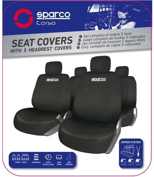 SPARCO Sitzschonbezug  SPS402BK von SPARCO