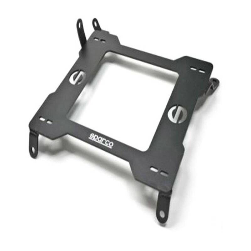 Sparco Sitzkonsole passend für Volkswagen Golf IV/New Beetle & Seat Leon 1M - exkl. Schlitten, Schwarz von Sparco