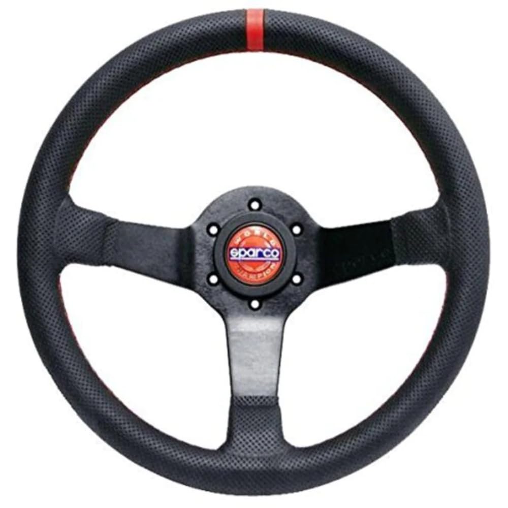 Sparco Universal Lenkrad Champion - Schwarz Leder - Durchmesser 330mm Sparco Universal Lenkrad Champion - Schwarz Leder - Durchmesser 330mm von Sparco