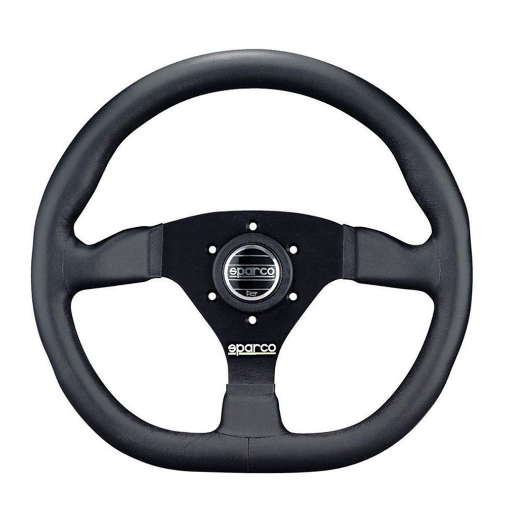 Sparco Universal Lenkrad L360 - Schwarz Leder - Durchmesser 330mm Sparco Universal Lenkrad L360 - Schwarz Leder - Durchmesser 330mm von Sparco