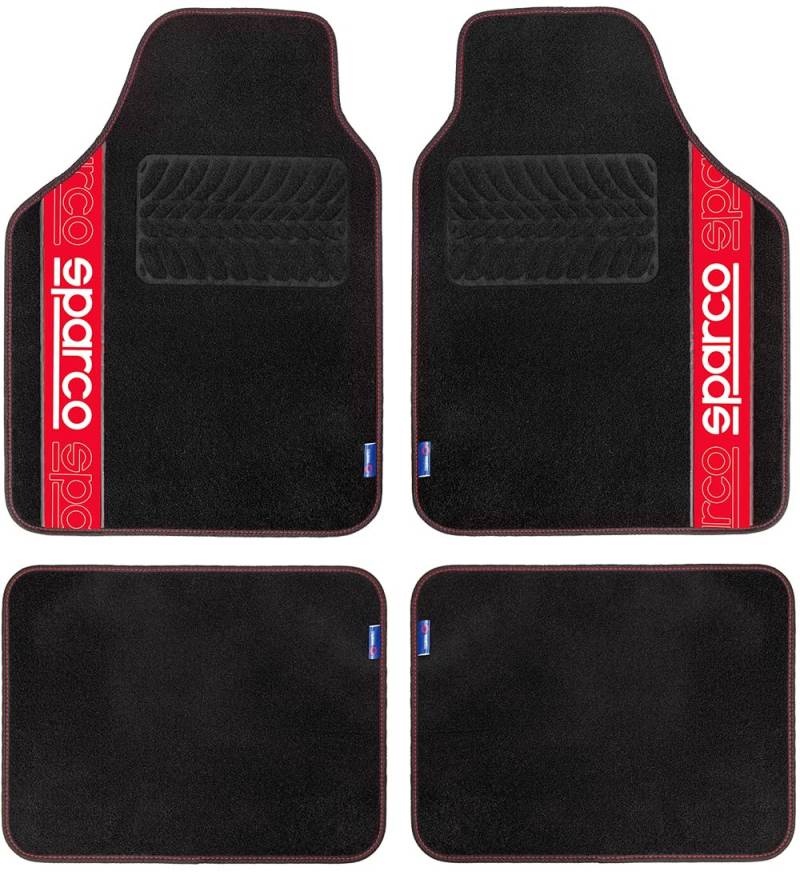 Sparco Teppichboden F510 Schwarz/Rot Teppichboden von Sparco