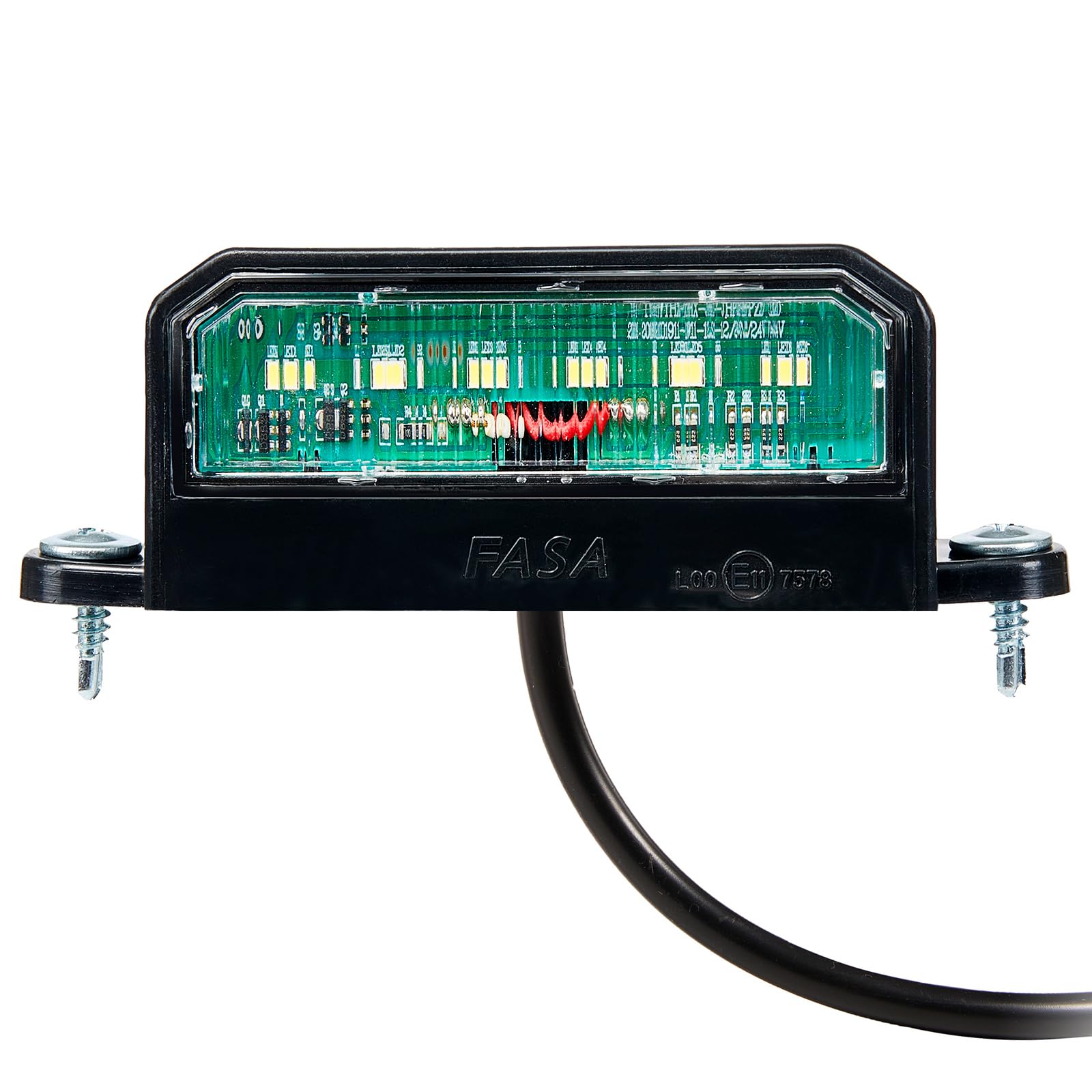 SPARKMOTO 1 x Kennzeichenbeleuchtung anhänger led, 12V 24V Universal Kennzeichenleuchte LED für PKW Anhänger,LKW, IP67 Wasserdicht Nummernschildbeleuchtung Hinten LED Anhänger,ECE und EMC Zulassung SPARKMOTO 1 x Kennzeichenbeleuchtung anhänger led, 12V 24V Universal Kennzeichenleuchte LED für PKW Anhänger,LKW, IP67 Wasserdicht Nummernschildbeleuchtung Hinten LED Anhänger,ECE und EMC Zulassung von SPARKMOTO