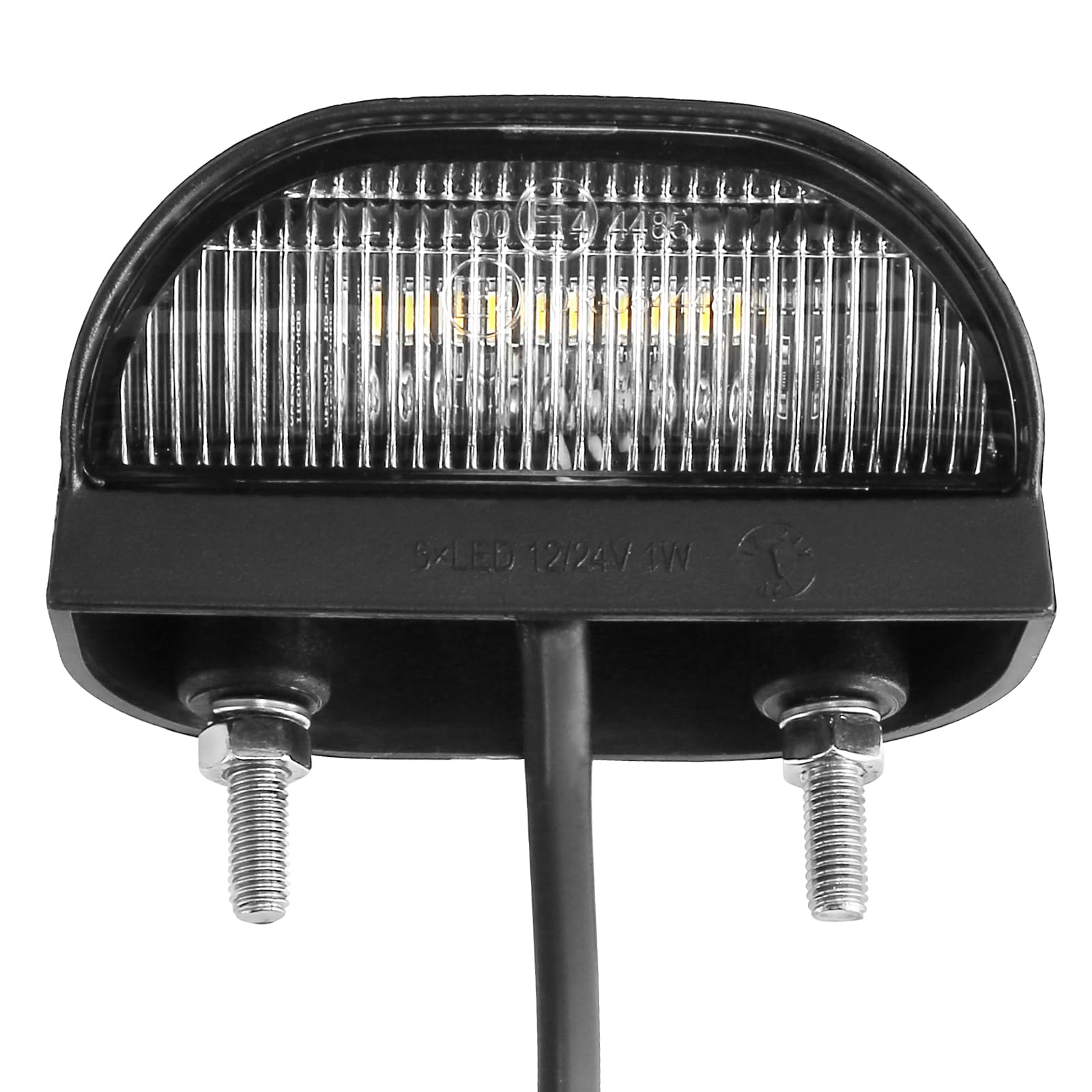 SPARKMOTO 1 x LED Kennzeichenbeleuchtung Anhänger 12v 24v, IP67 Wasserdicht Nummernschildbeleuchtung Hinten LED für Anhänger,Bootsanhänger,ECE und EMC Zulassung, LED Kennzeichenleuchte Anhänger SPARKMOTO 1 x LED Kennzeichenbeleuchtung Anhänger 12v 24v, IP67 Wasserdicht Nummernschildbeleuchtung Hinten LED für Anhänger,Bootsanhänger,ECE und EMC Zulassung, LED Kennzeichenleuchte Anhänger von SPARKMOTO
