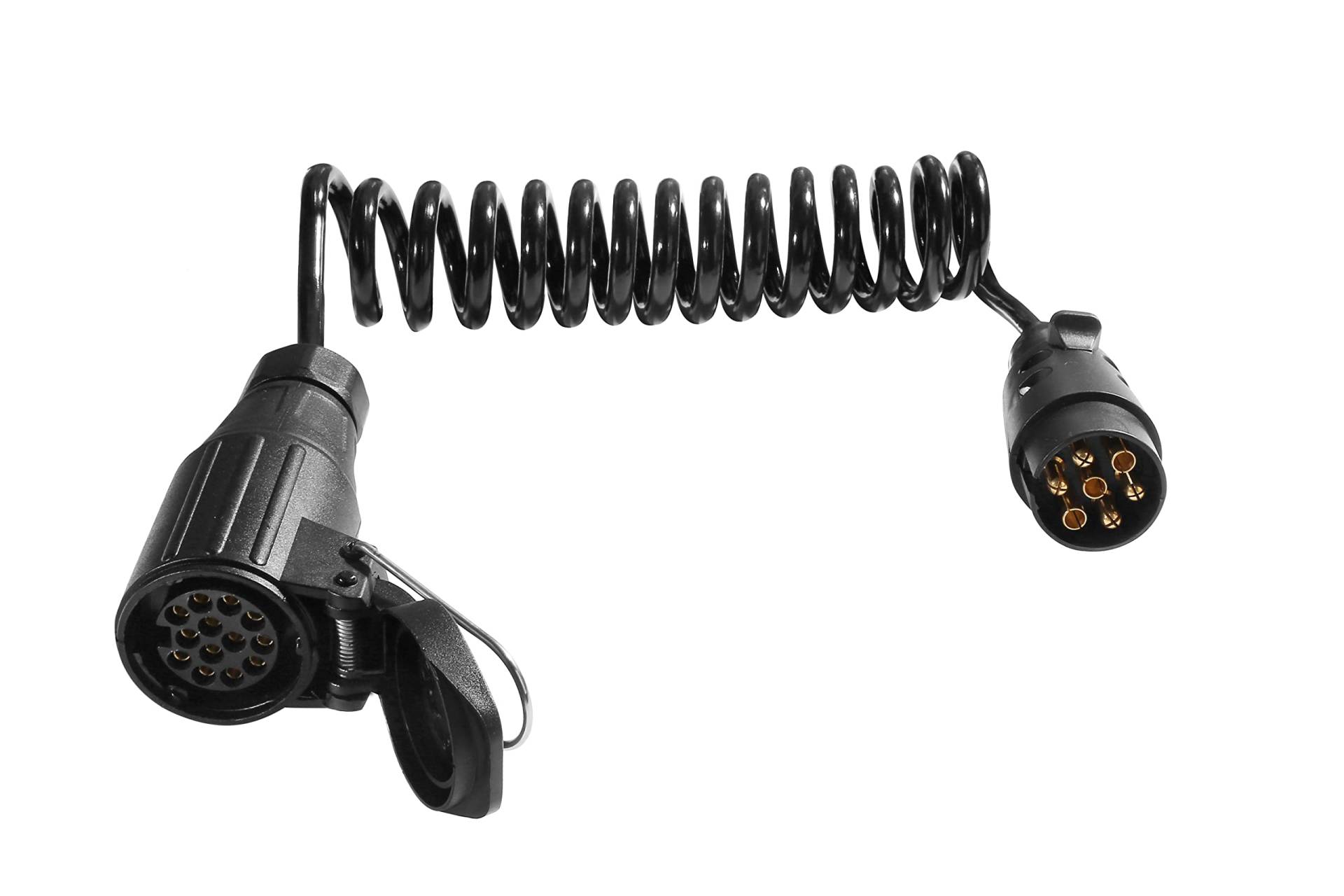 SPARKMOTO 1.8M Anhänger Kabel Verlängerung 7 Polig mit 7 polig stecker 13 polig Steckdose,Spiral adapterkabel 7 auf 13 Polig Auto Anhänger Verbindungskabel für Wohnwagen KFZ RV Traktor Fahrradträger SPARKMOTO 1.8M Anhänger Kabel Verlängerung 7 Polig mit 7 polig stecker 13 polig Steckdose,Spiral adapterkabel 7 auf 13 Polig Auto Anhänger Verbindungskabel für Wohnwagen KFZ RV Traktor Fahrradträger von SPARKMOTO