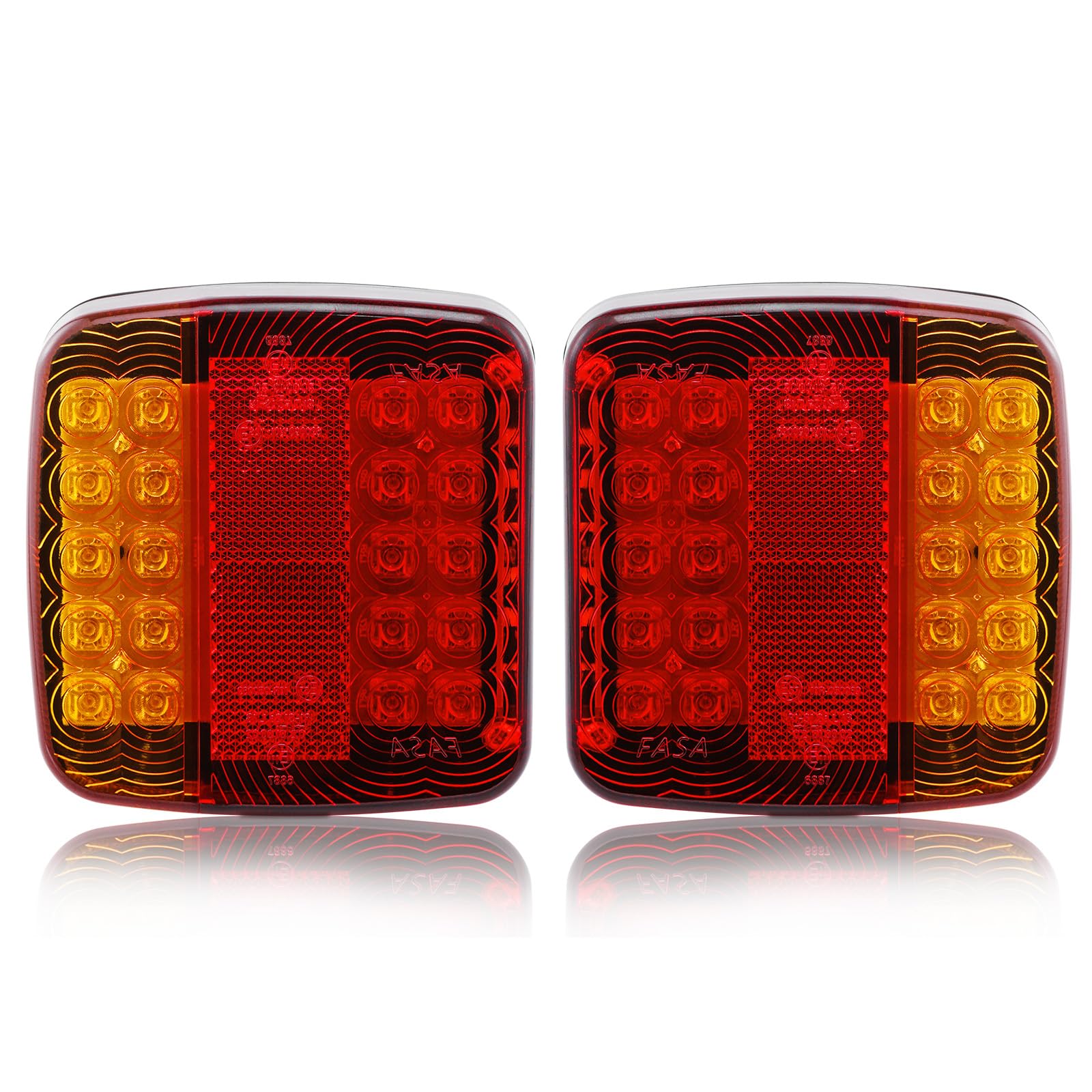 SPARKMOTO 2 Stück LED Rückleuchten Anhänger 12V, PKW Anhänger Beleuchtung Heckleuchte led, Bootsanhänger Beleuchtung Wasserdicht, LKW Beleuchtung Rücklichter,ECE R10 EMC Zulassung SPARKMOTO 2 Stück LED Rückleuchten Anhänger 12V, PKW Anhänger Beleuchtung Heckleuchte led, Bootsanhänger Beleuchtung Wasserdicht, LKW Beleuchtung Rücklichter,ECE R10 EMC Zulassung von SPARKMOTO