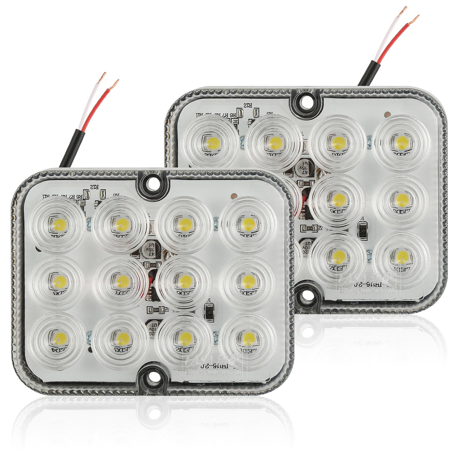 SPARKMOTO 2 x LED Rückfahrlicht Anhänger 12V 24V, Rückfahrleuchte Anhänger Led Tauchboot, Rückleuchten Led Rückfahrscheinwerfer R23 Für PKW Anhänger Wohnwagen LKW Traktor SPARKMOTO 2 x LED Rückfahrlicht Anhänger 12V 24V, Rückfahrleuchte Anhänger Led Tauchboot, Rückleuchten Led Rückfahrscheinwerfer R23 Für PKW Anhänger Wohnwagen LKW Traktor von SPARKMOTO