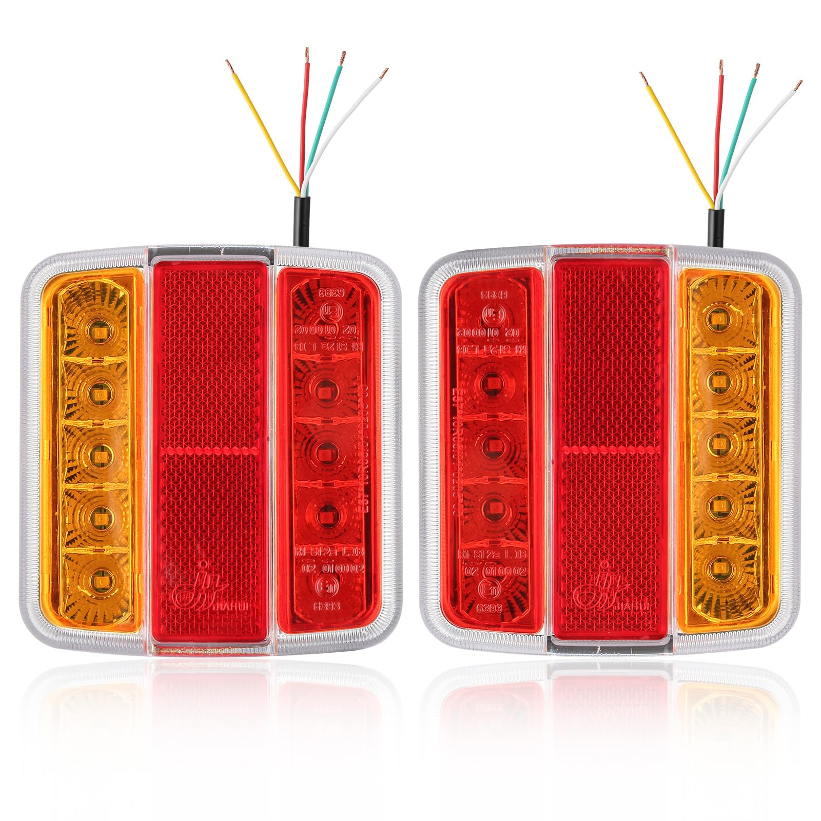 SPARKMOTO 2 x LED Rückleuchten Anhänger Tauchboot, 12V Bootstrailer Beleuchtung LED Rücklichter Für Anhänger Traktor LKW, 5 Funktionen inkl. Kennzeichenbeleuchtung, Anhänger Beleuchtung LED SPARKMOTO 2 x LED Rückleuchten Anhänger Tauchboot, 12V Bootstrailer Beleuchtung LED Rücklichter Für Anhänger Traktor LKW, 5 Funktionen inkl. Kennzeichenbeleuchtung, Anhänger Beleuchtung LED von SPARKMOTO