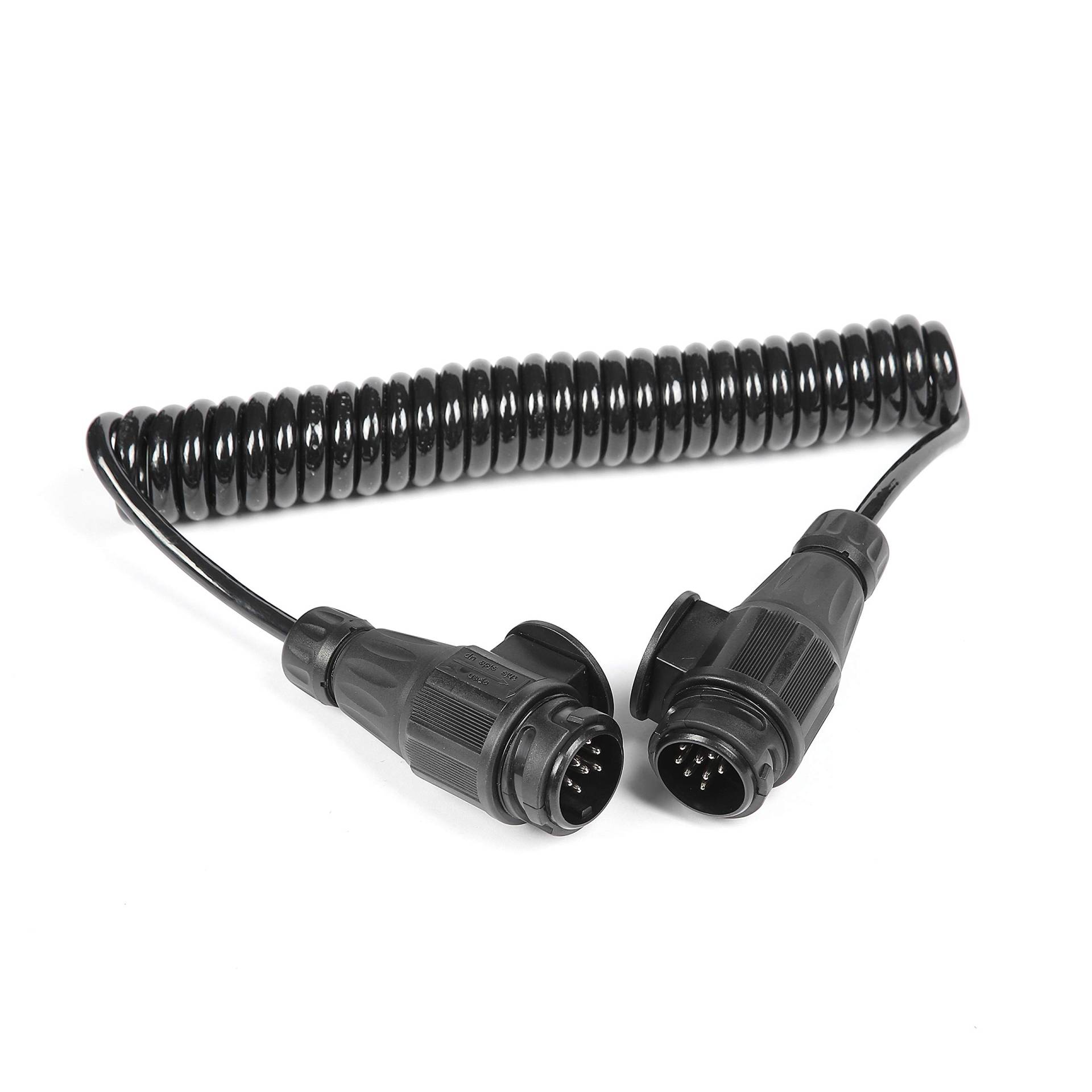 SPARKMOTO Spiralkabel Anhänger Verlängerungskabel Anhängerkabel 13-13 polig stecker 8-adrig, Anhänger Verbindungskabel für PKW RV Wohnmobil Traktor Wohnwagen KFZ,3,1 m Arbeitslänge (Nettolänge 3,5 m) SPARKMOTO Spiralkabel Anhänger Verlängerungskabel Anhängerkabel 13-13 polig stecker 8-adrig, Anhänger Verbindungskabel für PKW RV Wohnmobil Traktor Wohnwagen KFZ,3,1 m Arbeitslänge (Nettolänge 3,5 m) von SPARKMOTO