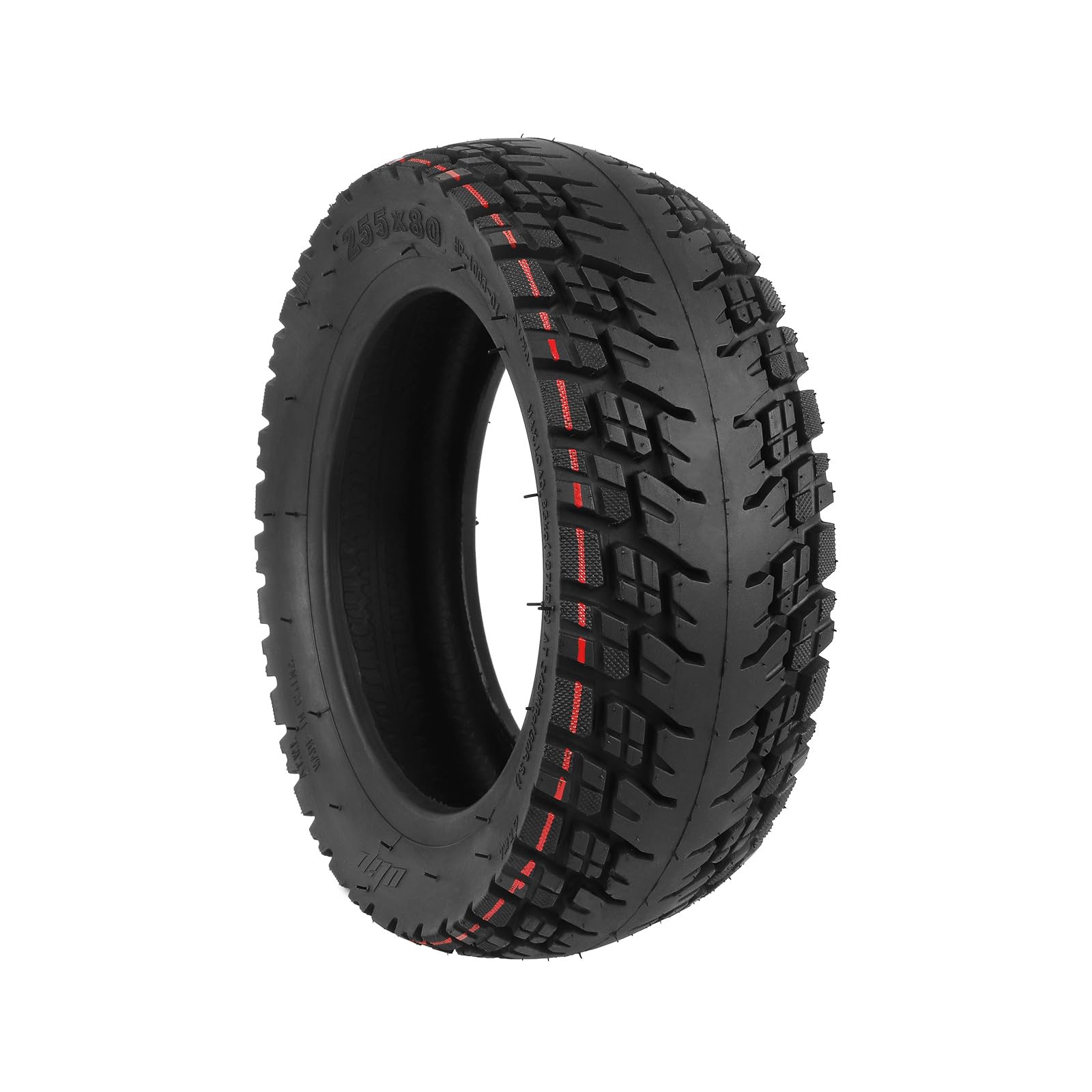 SPEDWHEL 255 x 80 Off-Road Reifen ohne Innenrohr, geeignet für Kugoo Kirin G2 Max und G3 Pro Elektroroller, Zubehör für Geländereifen von SPEDWHEL