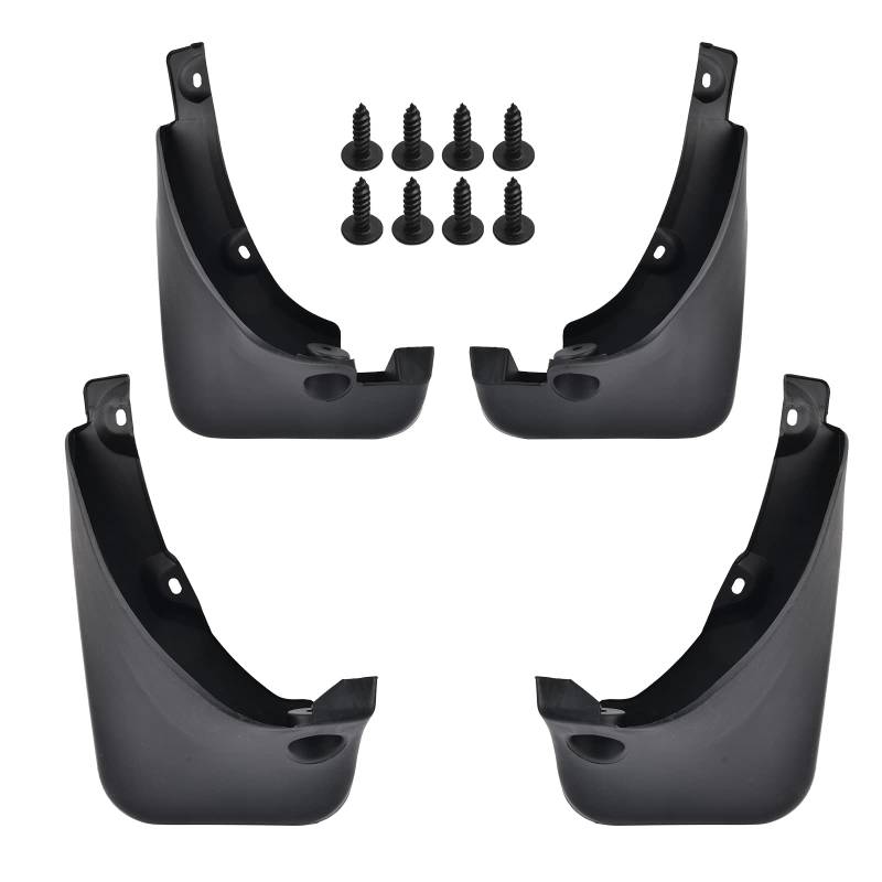 SPEEDWOW Schmutzfänger-Spritzschutz, passend für Toyota RAV4 2006–2012 (mit Kotflügelverbreiterung), vorne und hinten, 4-teiliges Set von SPEEDWOW