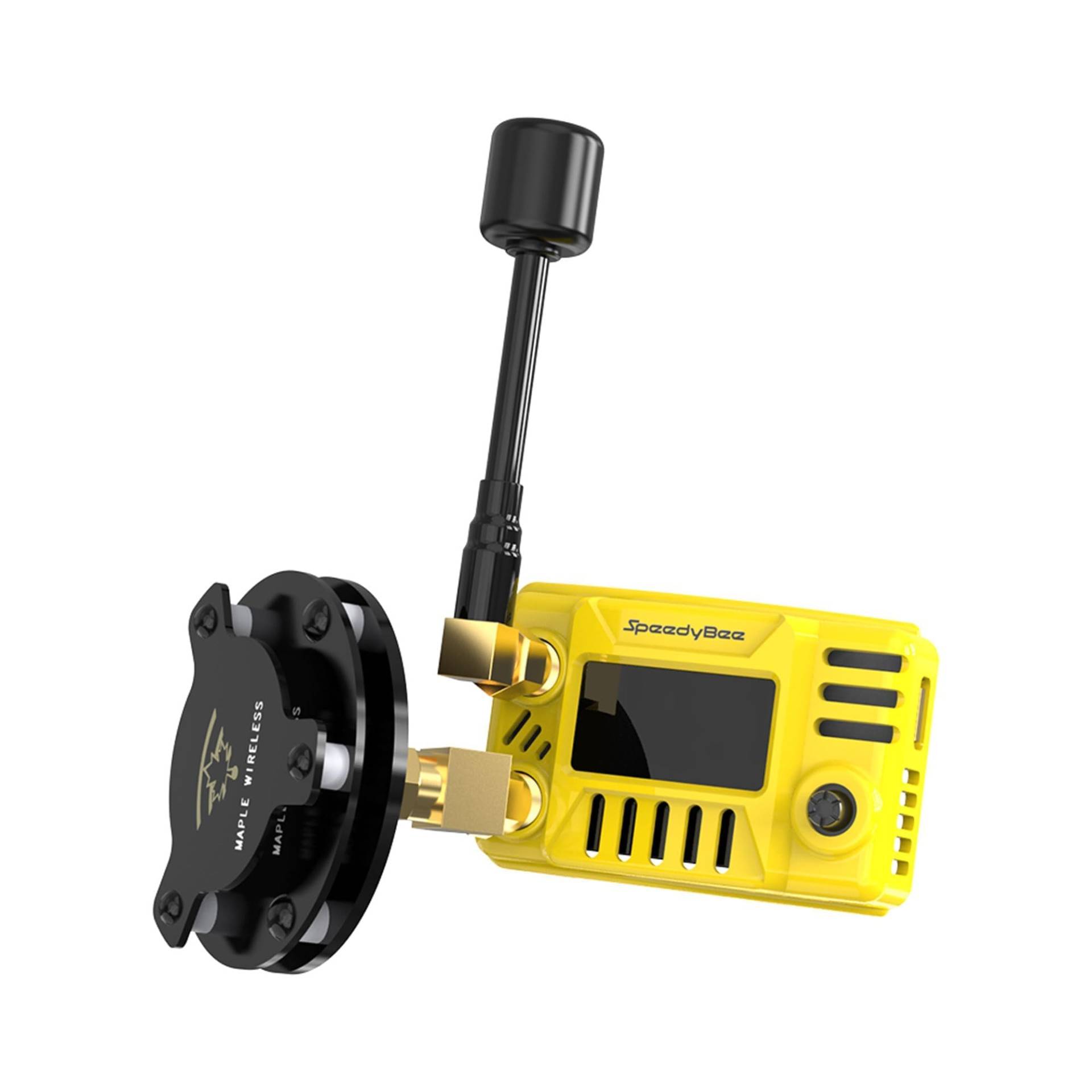 5.8GHz Goggles Empfänger mit OLED Bildschirm Dual Receiver 48CH für FatShark HDZero Orqa FPV Goggles, Kompatibel mit DJI V1, V2 (Enthaltene Antenne) von SPEEDY BEE