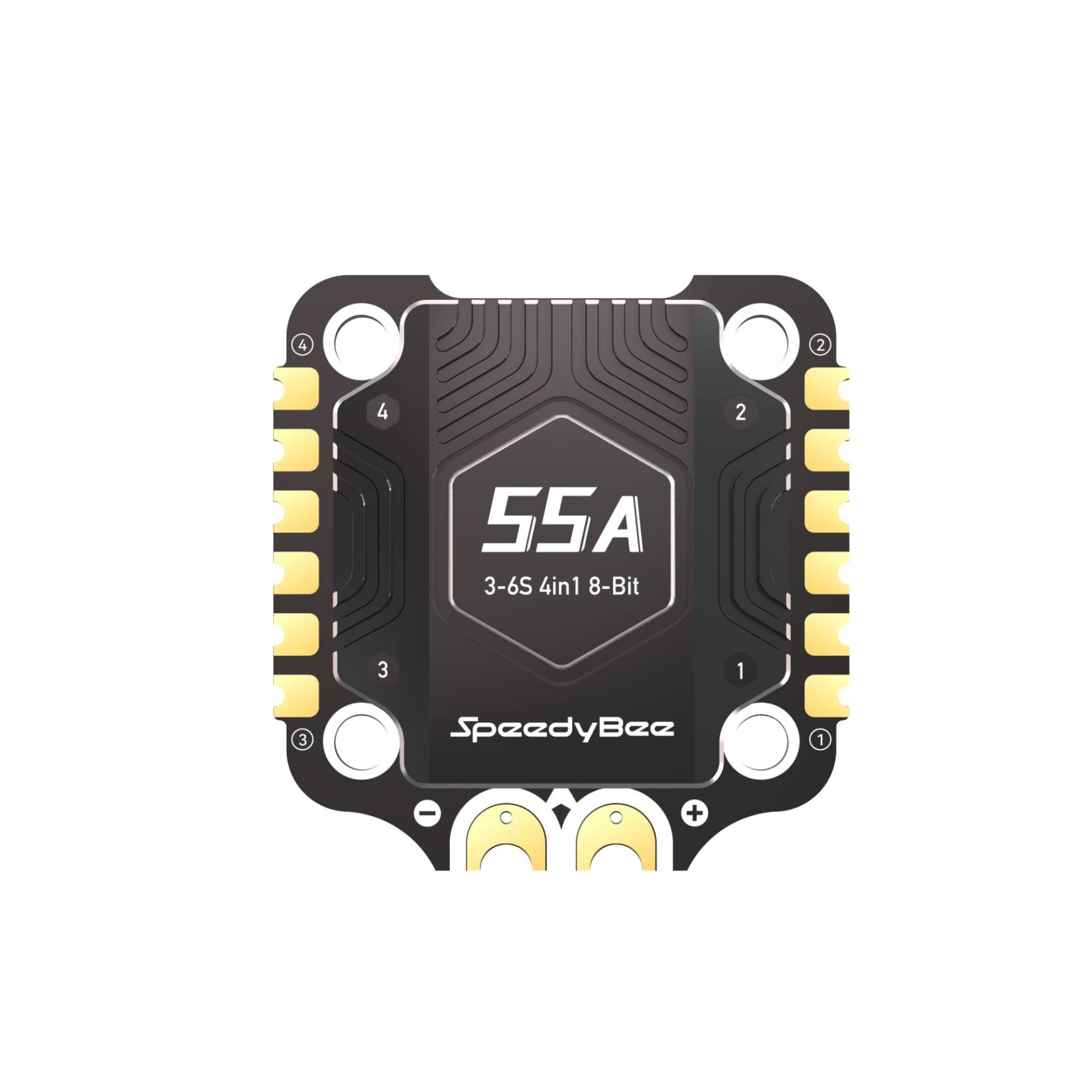 SpeedyBee F405 V4 BLS 55A 30x30 4in1 ESC Board: 3-6S Unterstützt für Speedybee F405 V4 FPV Drone Flight Controller FC Stack von SPEEDY BEE