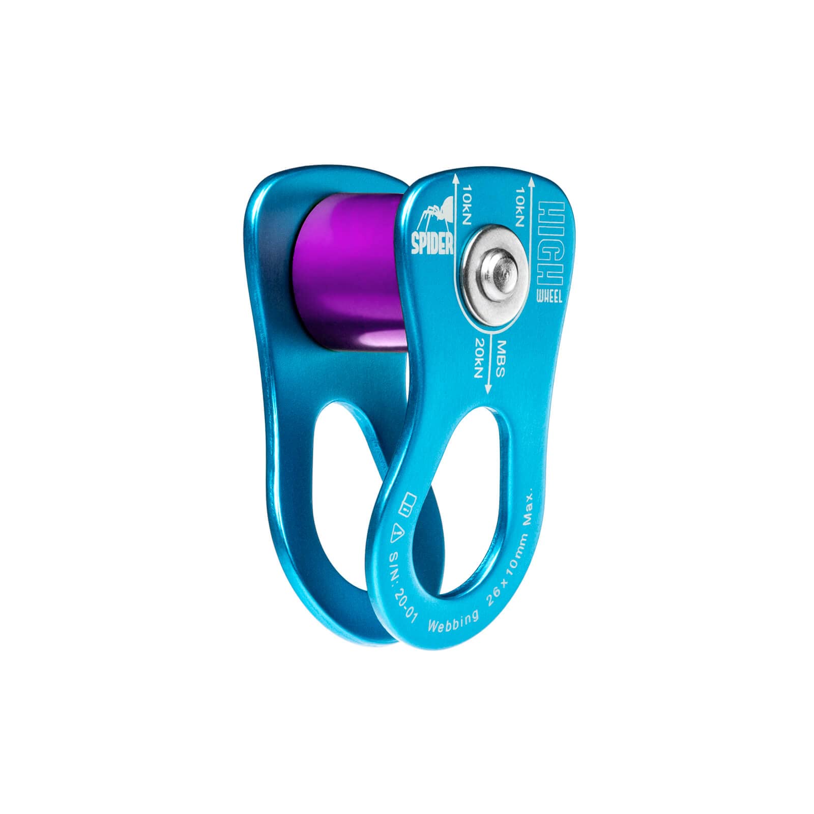 SPIDER SLACKLINE - Flache Slackline-Rolle mit Verbinder. Highwheel ist EIN zuverlässiger Helfer beim Spannen Einer Slackline durch das Primitive selbstsichernde System - Purple Pulley SPIDER SLACKLINE - Flache Slackline-Rolle mit Verbinder. Highwheel ist EIN zuverlässiger Helfer beim Spannen Einer Slackline durch das Primitive selbstsichernde System - Purple Pulley von SPIDER SLACKLINE