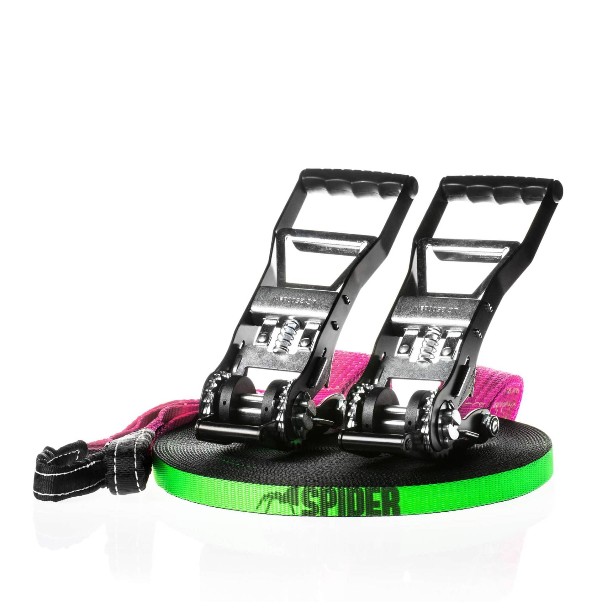 SPIDER SLACKLINE LKS02 - Kit Longline Fly Line 35, Slackline 30 m, Zwei Hummer-Ratschen, Gurt 2,5 m, Slingbag inklusive - Komplett-Kit für Slackliner SPIDER SLACKLINE LKS02 - Kit Longline Fly Line 35, Slackline 30 m, Zwei Hummer-Ratschen, Gurt 2,5 m, Slingbag inklusive - Komplett-Kit für Slackliner von SPIDER SLACKLINE