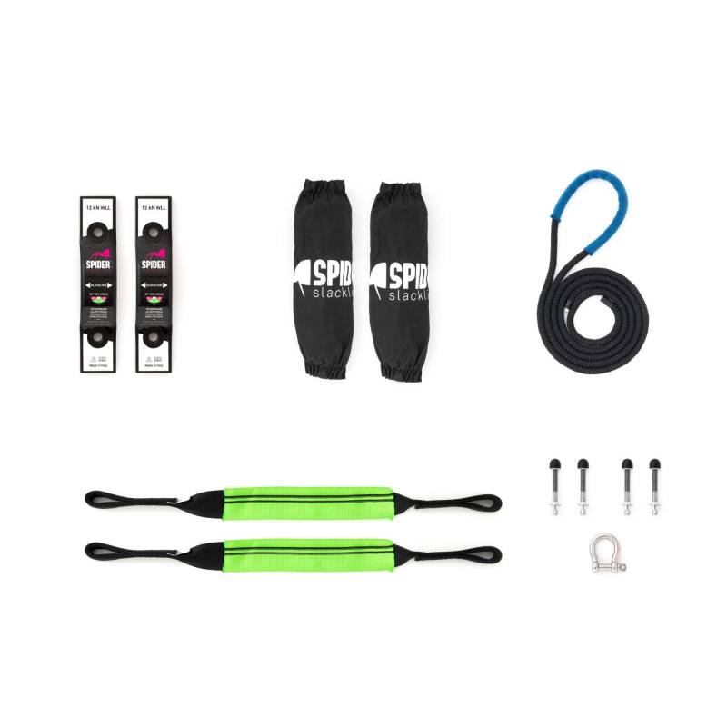 Slackline - Indoor Kit 1.0 - Indoor Kit Platte Wand (2X Einzelplatten) von SPIDER SLACKLINE