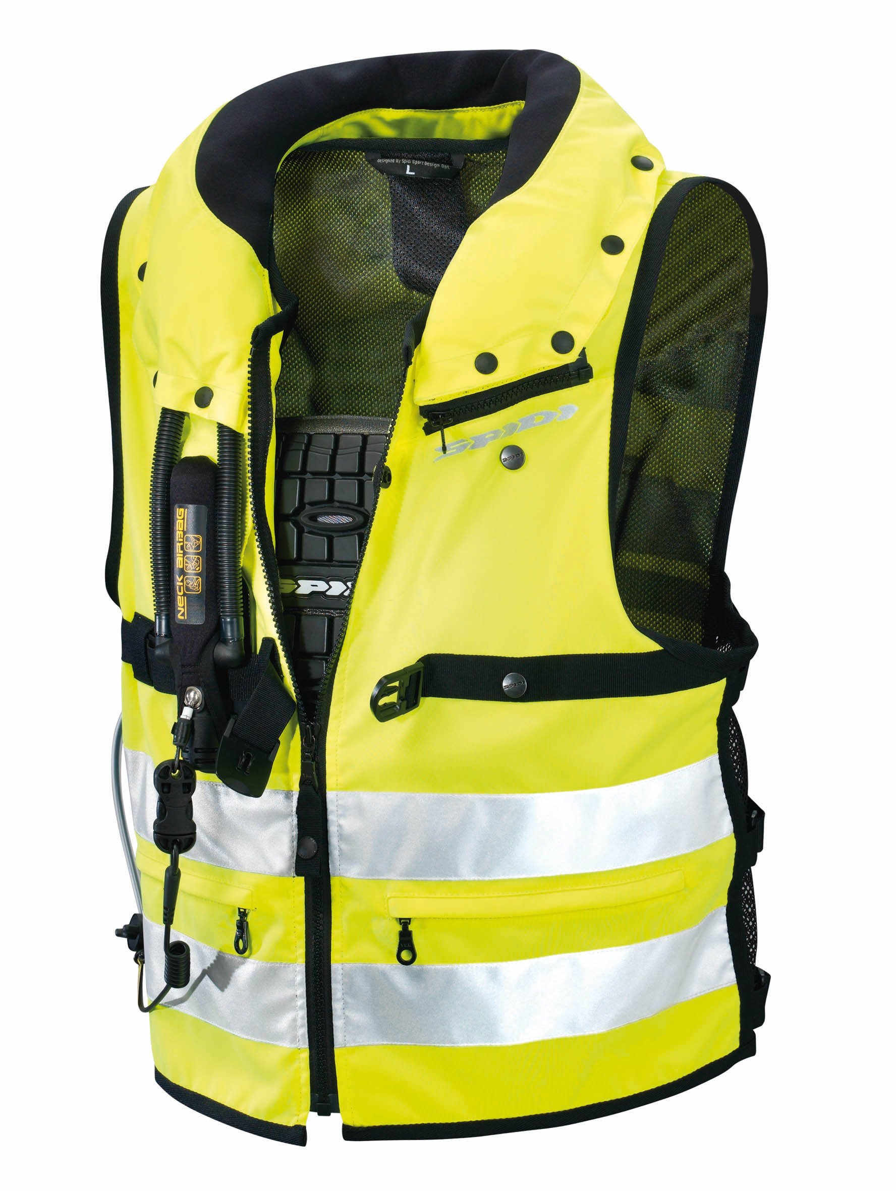 Spidi Motorrad-Safety Protection Neck DPS Tex Vest, Gelb Fluo, Größe M von SPIDI