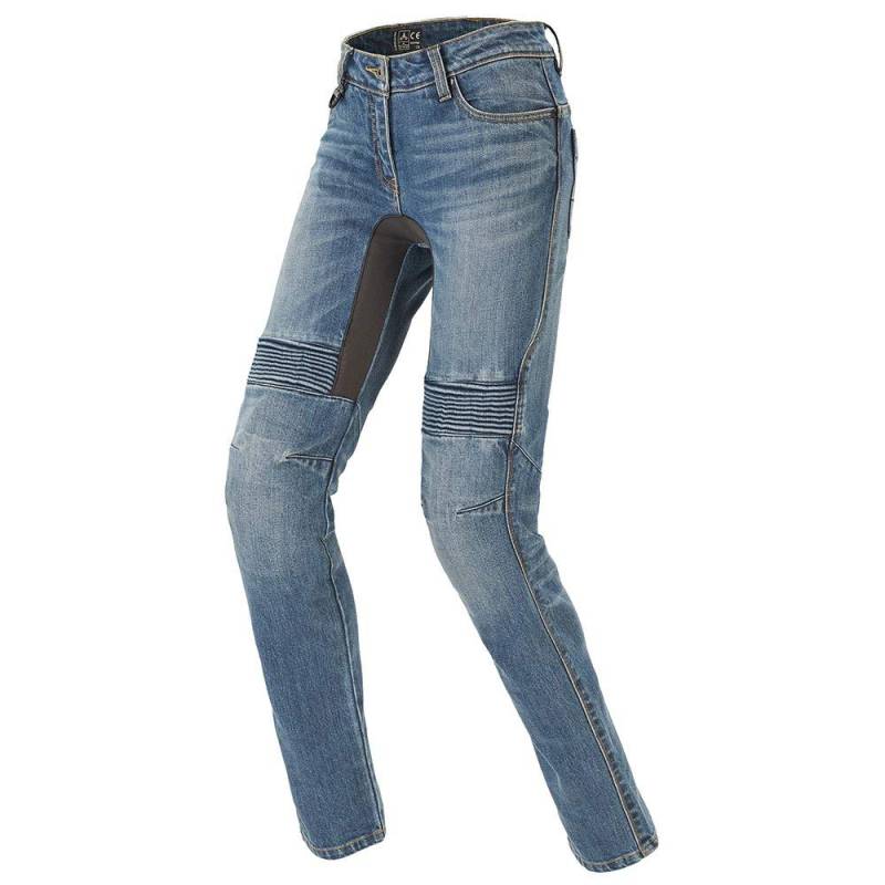 SPIDI, Motorradjeans FURIOUS PRO LADY, Damen- Motorradhose mit Protektoren, Abriebfest und Perforationsresistent, Knieschutz, Slim Fit Modell von SPIDI