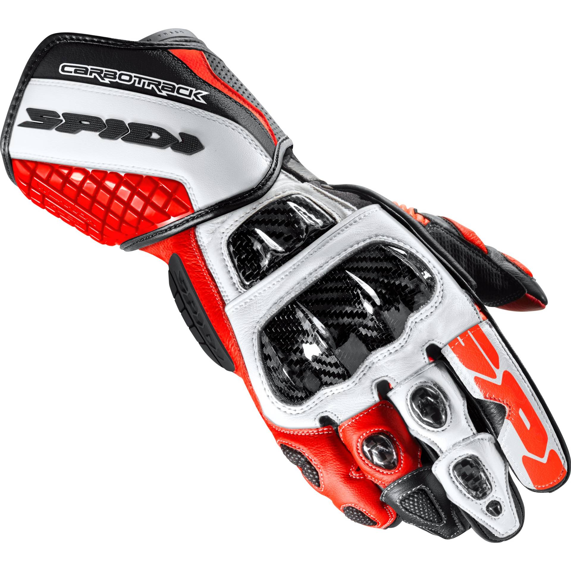 SPIDI Carbo Track Evo Lederhandschuh lang rot 3XL Herren SPIDI Carbo Track Evo Lederhandschuh lang rot 3XL Herren von SPIDI