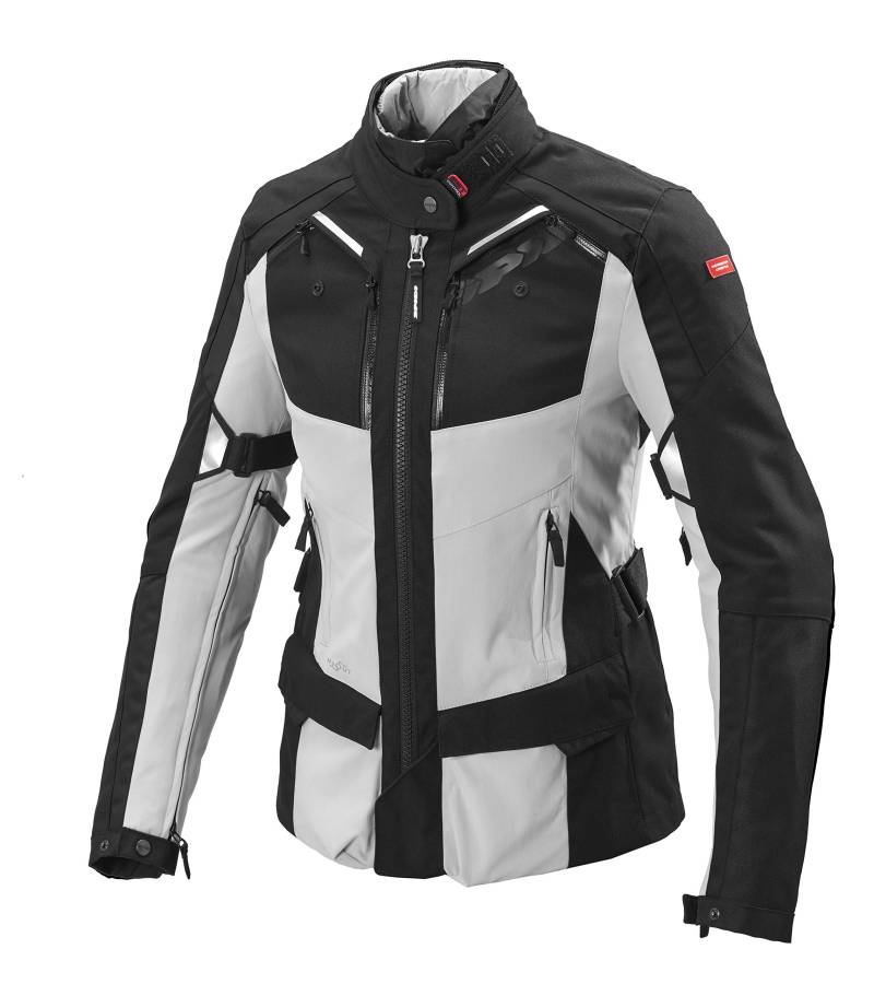 SPIDI Damen Motorrad Jacke 4Season Wasserdicht und Steppdecke abnehmbarer XL BLACK/GREY von SPIDI