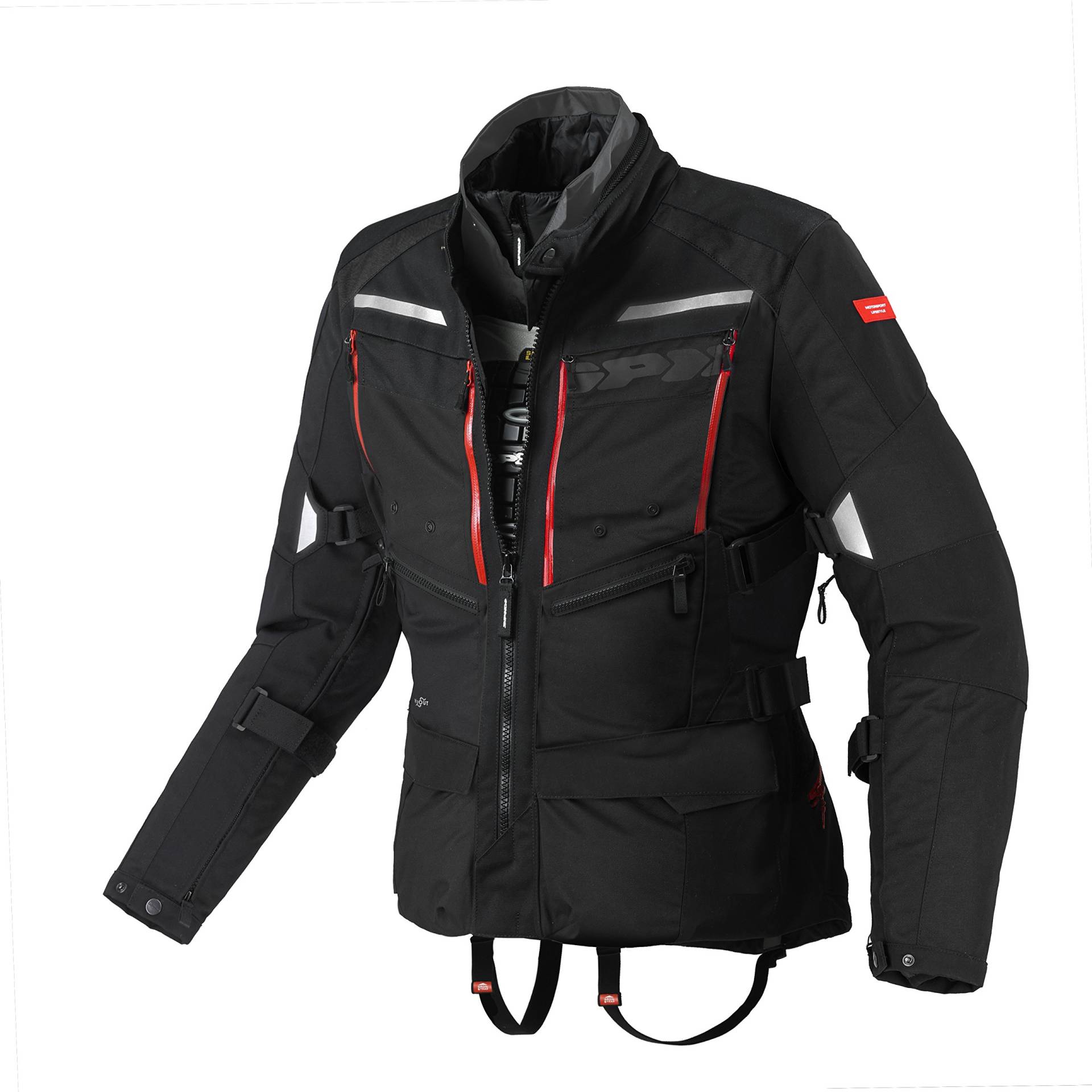 SPIDI H2Out 4Season Motorradjacke, Schwarz, Größe 4XL von SPIDI