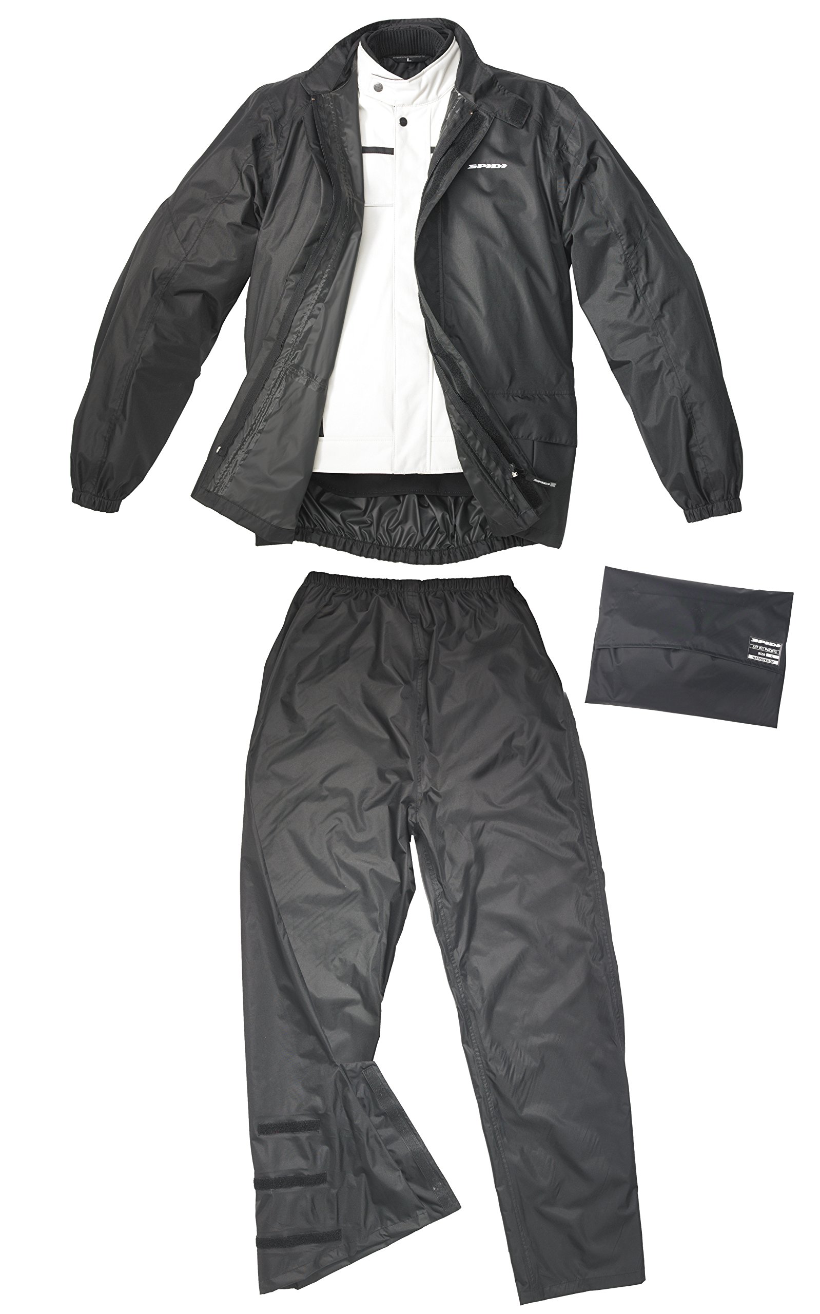 Spidi Motorrad Regenbekleidung Pacific Wp Kit, Schwarz, Größe 3XL Spidi Motorrad Regenbekleidung Pacific Wp Kit, Schwarz, Größe 3XL von SPIDI