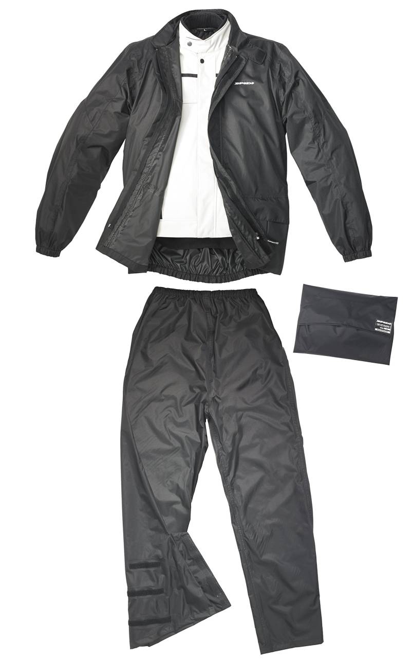 Spidi Motorrad Regenbekleidung Pacific Wp Kit, Schwarz, Größe M von SPIDI