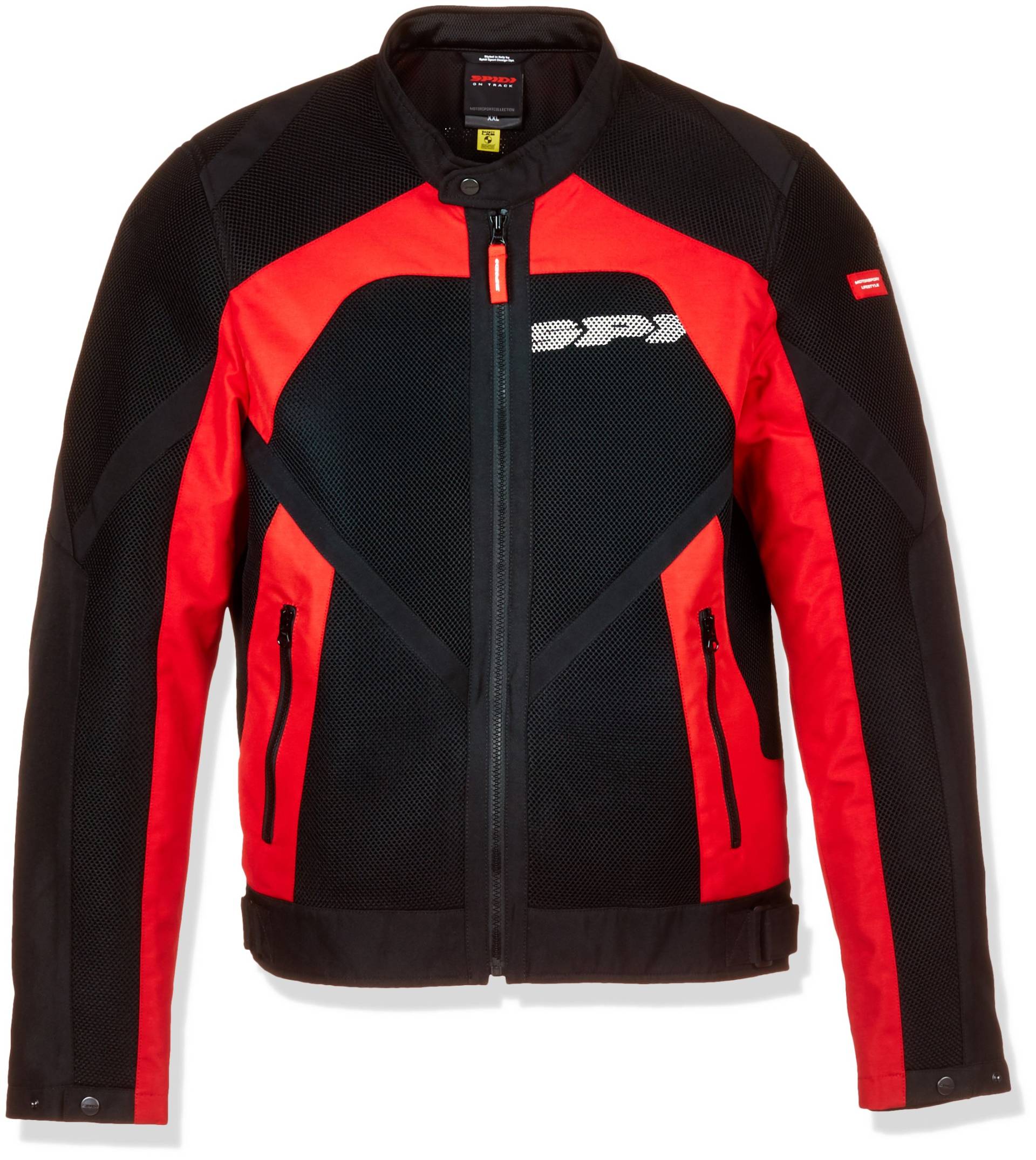 SPIDI Motorrad Textile Jacke Netstream, Red, Größe 3XL von SPIDI