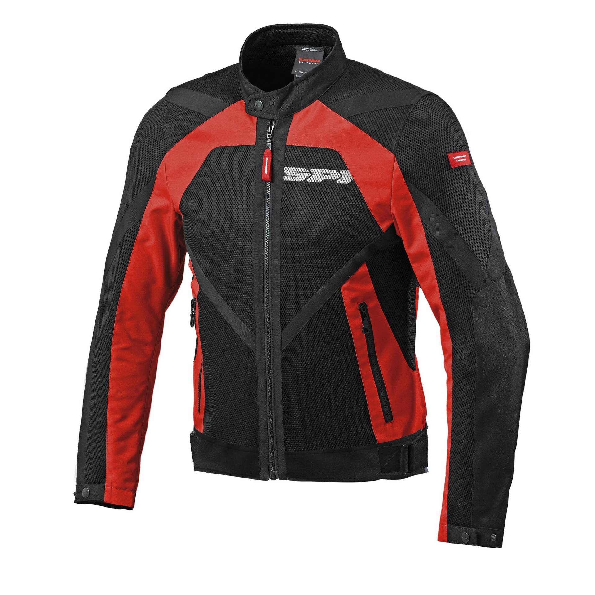 SPIDI Motorrad Textile Jacke Netstream, Red, Größe 3XL von SPIDI