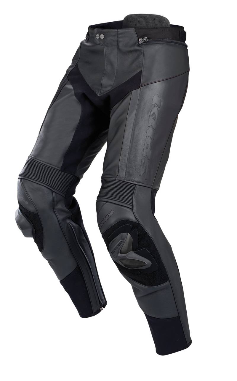Spidi Leder Motorradhosen RR Pro, Schwarz, Größe 58 von SPIDI