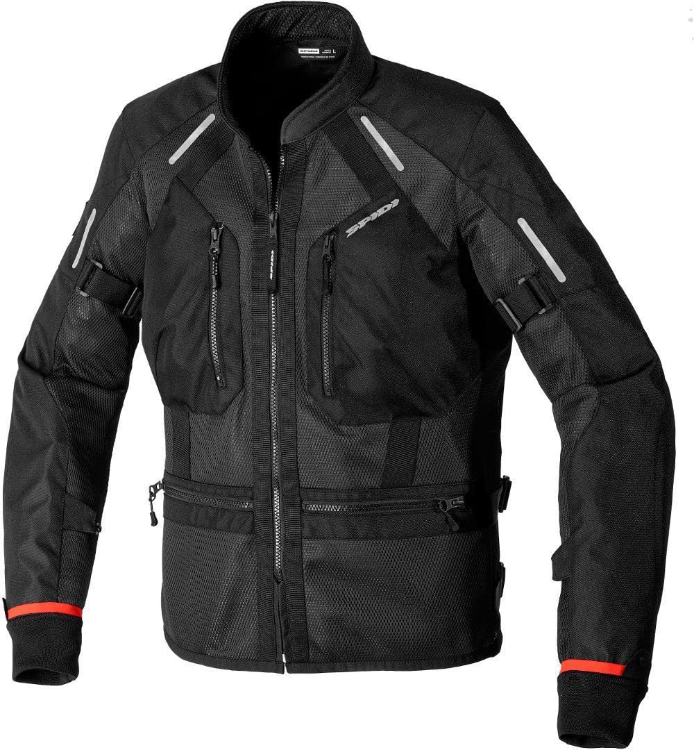 SPIDI Tech Armor Textil Motorradjacke schwarz M von SPIDI