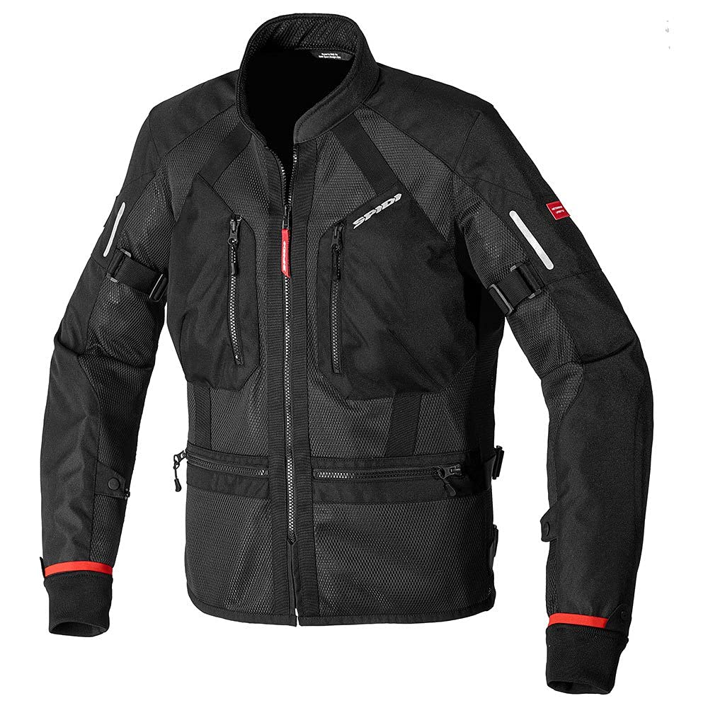 SPIDI Tech Armor Textil Motorradjacke schwarz M von SPIDI