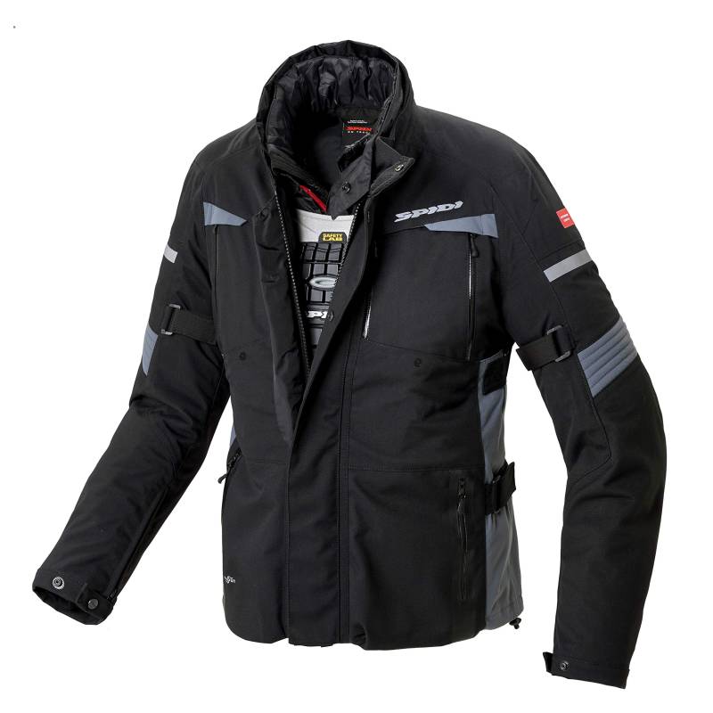 Spidi Tour Evo H2Out Jacke, Schwarz, Größe 5XL von SPIDI