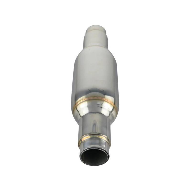Auspuffblenden Auspuffrohr 2 Zoll Schalldämpfer Schalldämpfer Resonator Universal Auto Auspuff Endrohr(Silver A) von SPLACK