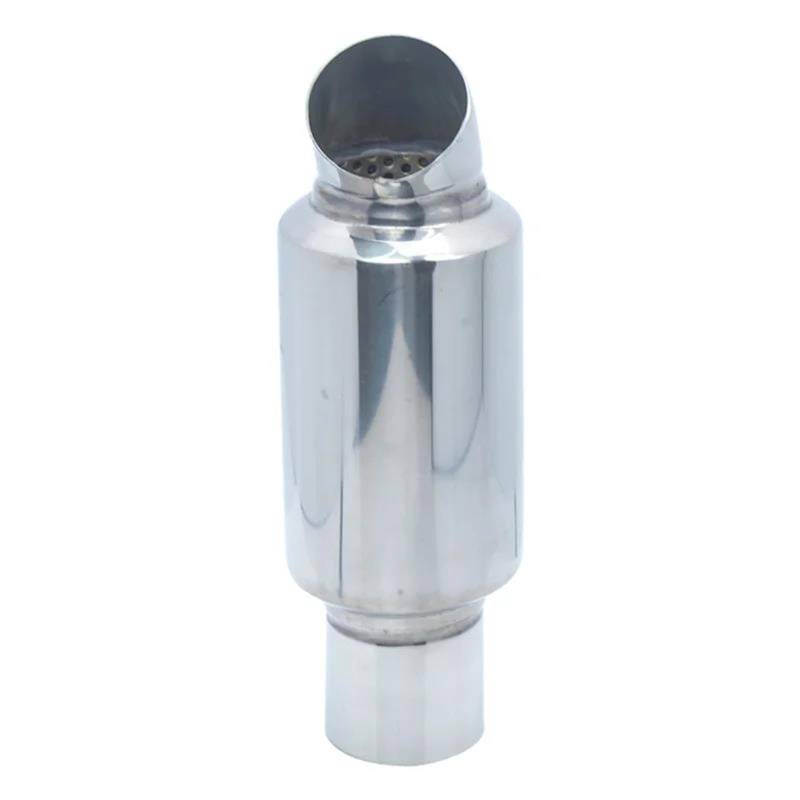 Auspuffblenden Automodifikation Fernbedienung Ventil Reparatur Soundtrommel Modifikation Trommel Edelstahl Auspuff Seitenreihe Variable Schallwelle Auspuff Endrohr(Silber) von SPLACK