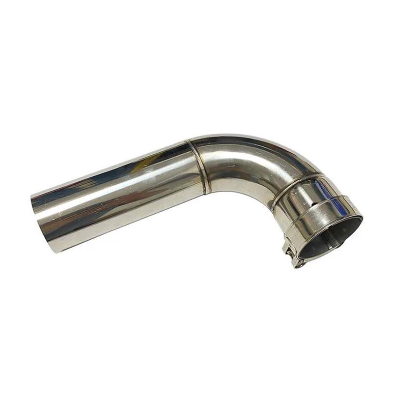 Auspuffblenden Das Autozubehör Das Auspuffrohr Edelstahl 90 Grad Wenderohr Der Schalldämpfer Ist Mit Dem Ellenbogen Verbunden Auspuff Endrohr(45mm-48mm) von SPLACK
