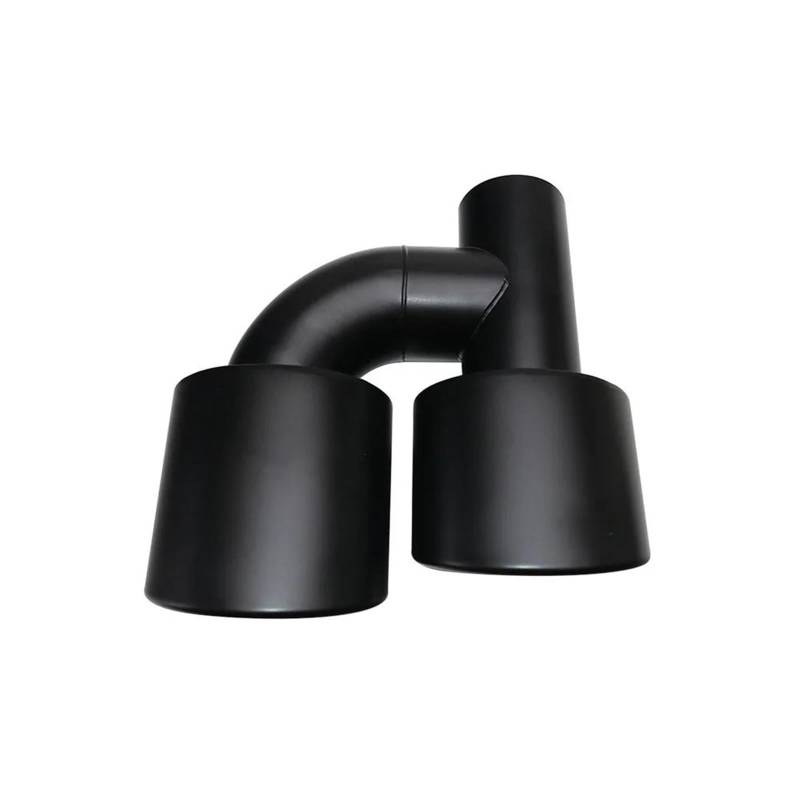 Auspuffblenden Für E63 W218 W211 W212 C300 C350 C-KLASSE 1 STÜCKE Edelstahl Y-Typ Auspuffblende Modifizierter Schalldämpfer Endrohr Auspuff Endrohr(Matte Black Right) von SPLACK