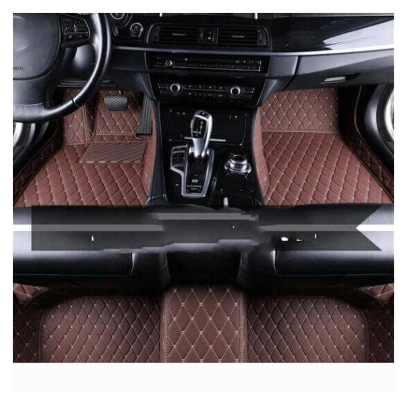 Autoteppich Auto-Fußmatten Für X3 Für E83 2006 2007 2008 2009 2010 Auto-Fußpolster Auto-Teppichbezug Innenausstattung Autofußmatten(Dunkelbraun) von SPLACK