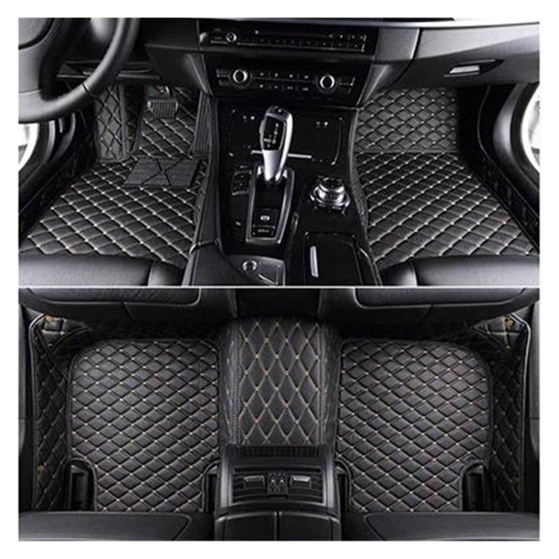 Autoteppich Benutzerdefinierte 3D-Volldeckung Auto-Fußmatten Für Lexus Für NX350h 2022 2023 Innenausstattung Teppich Autofußmatten(Schwarzbeige) von SPLACK